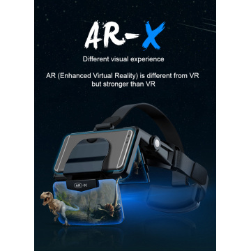 AR-X 3D VR Glasses Helmet Virtual Reality VR Glasses Headset Touch For Smartphone Cardboard Casque Smart Phone Android 3 D Lense