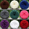 NEW 100G 1 ply Soft milk cotton polyester blended yarn Chunkys chenille hand Knitting Crochet baby yarn knit hat scarf slippers