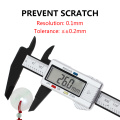 150mm Electronic Digital Caliper 6 Inch Carbon Fiber Vernier Caliper Gauge Micrometer Measuring Tool Digital Ruler