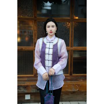 Shisanchai Dinghai Compass Xiangyunsha Patchwork Vest