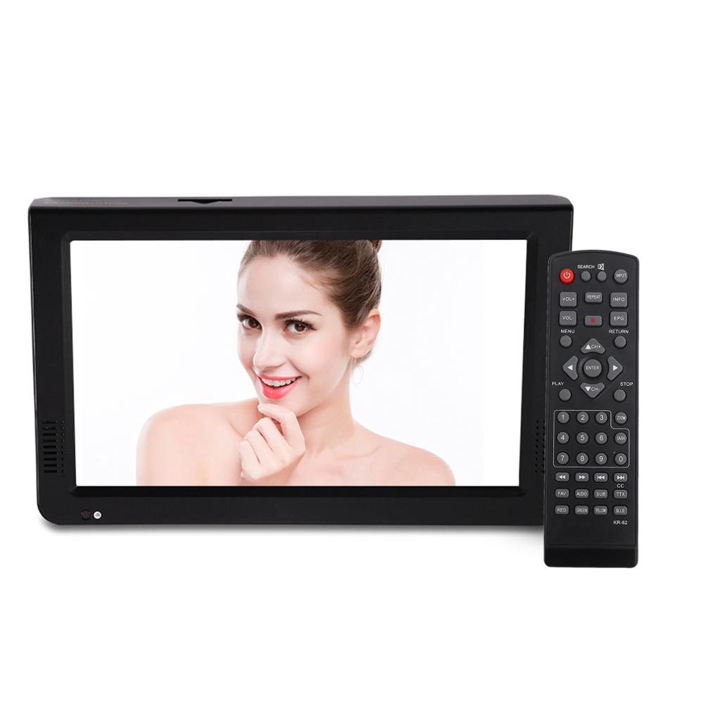 LEADSTAR 10 inch DVB-T-T2 Digital Analog Television 1024x600 Resolution Color NTSC 50Hz Portable Car Mini TV Support TF card Hot