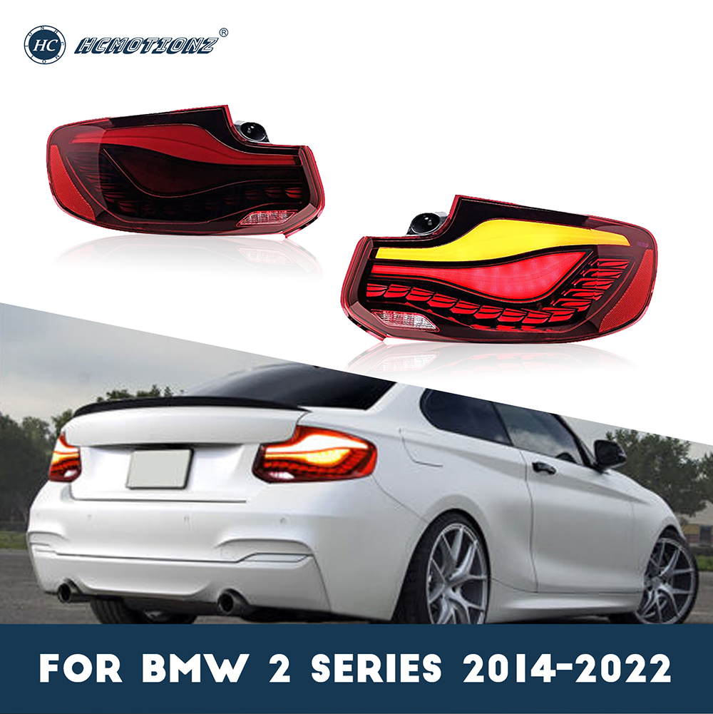 HCMOTIONZ LED Tail Lights for BMW 2 Series M2 F22 F23 F87 218 220i 230 2014-2022