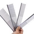 1 Pcs Stainless Steel Dog Comb Silver Long Thick Pets Dog Cat Grooming Combs For Shaggy Dogs Barber