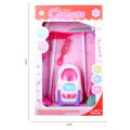 Children's Vacuum Cleaner Toy Play House Toy Girl Cleaning Hygiene Simulation Cleaning Cart with Vacuum Cleaner Set Appliances