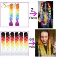 Saisity Jumbo Braids ombre Synthetic high temperature Fiber Extensions crochet Braiding Hair