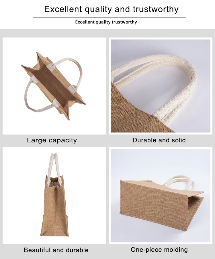 large jute shopping bags