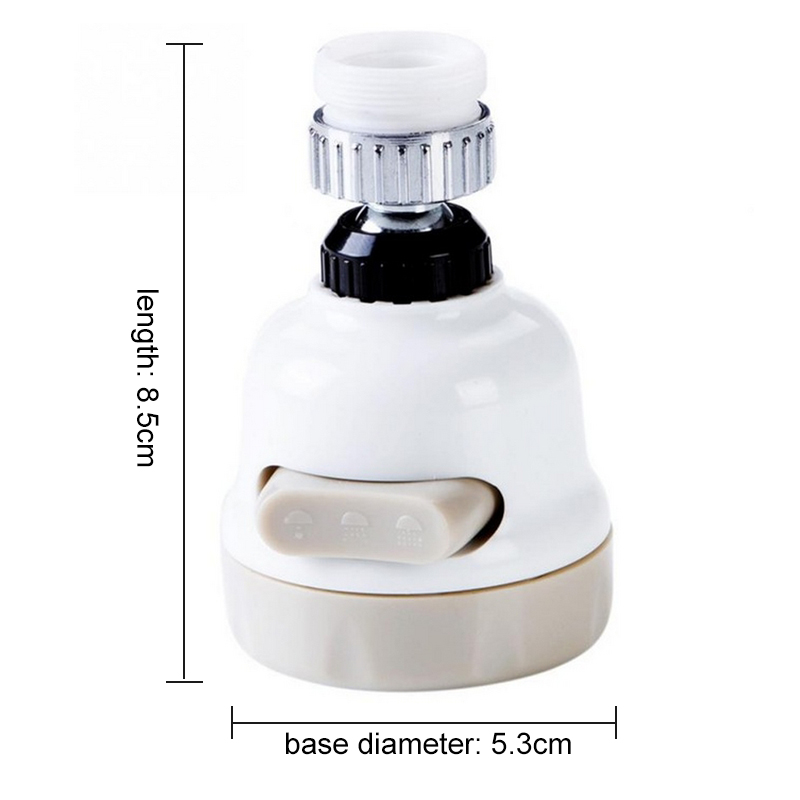 Adjustable 360 Rotate Kitchen Faucet Nozzle Faucet Adapter Self-clean Tap Water Saving Filtered Tap Head Kitchen Shower Adapter