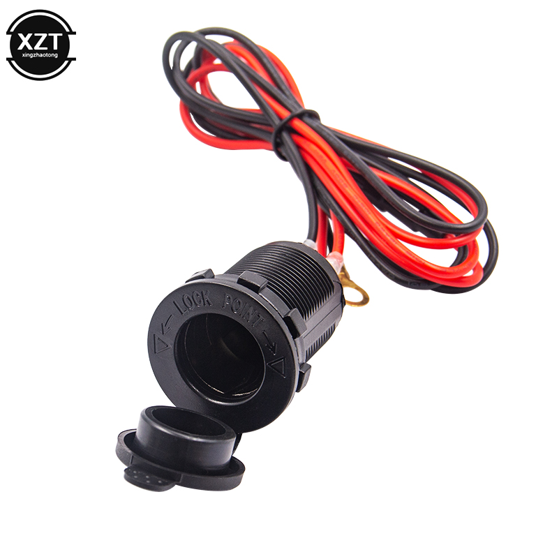 12V 120W Motorcycle Car Boat Tractor Accessory Waterproof Cigarette Lighter Power Socket Plug Outlet Car-styling for Smartphone