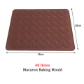 48/30 Hole Macaron Silicone Pad Baking Mat Round Shape Baking Pad DIY Cake Dessert Oven Liner Baking Pastry Tools For Cakes HOT