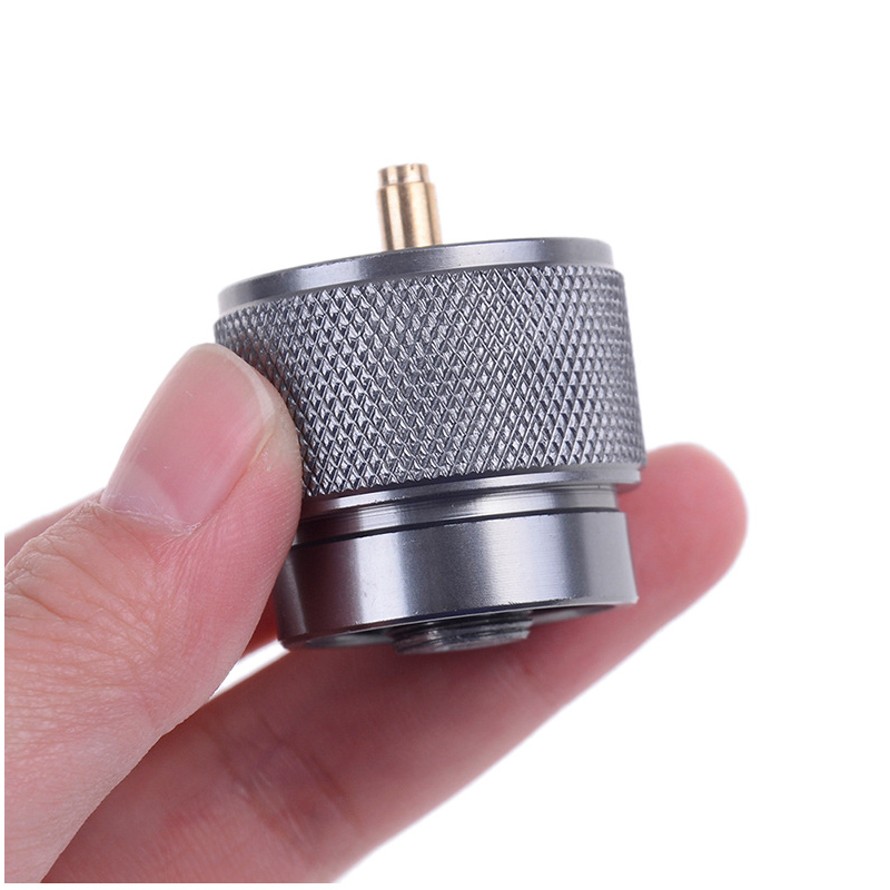 New 1LB Camping Gas Stove Adapter Gas Tank Adapter Coleman Gas Tank Convert Cylinder LPG Canister Adapter