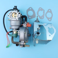Carburetor Auto Choke Pump Dual Fuel Conversion Kit For Honda GX390 GX340 188F 4.5-5.5KW Generator Engine LPG/CNG/Gasoline Carb
