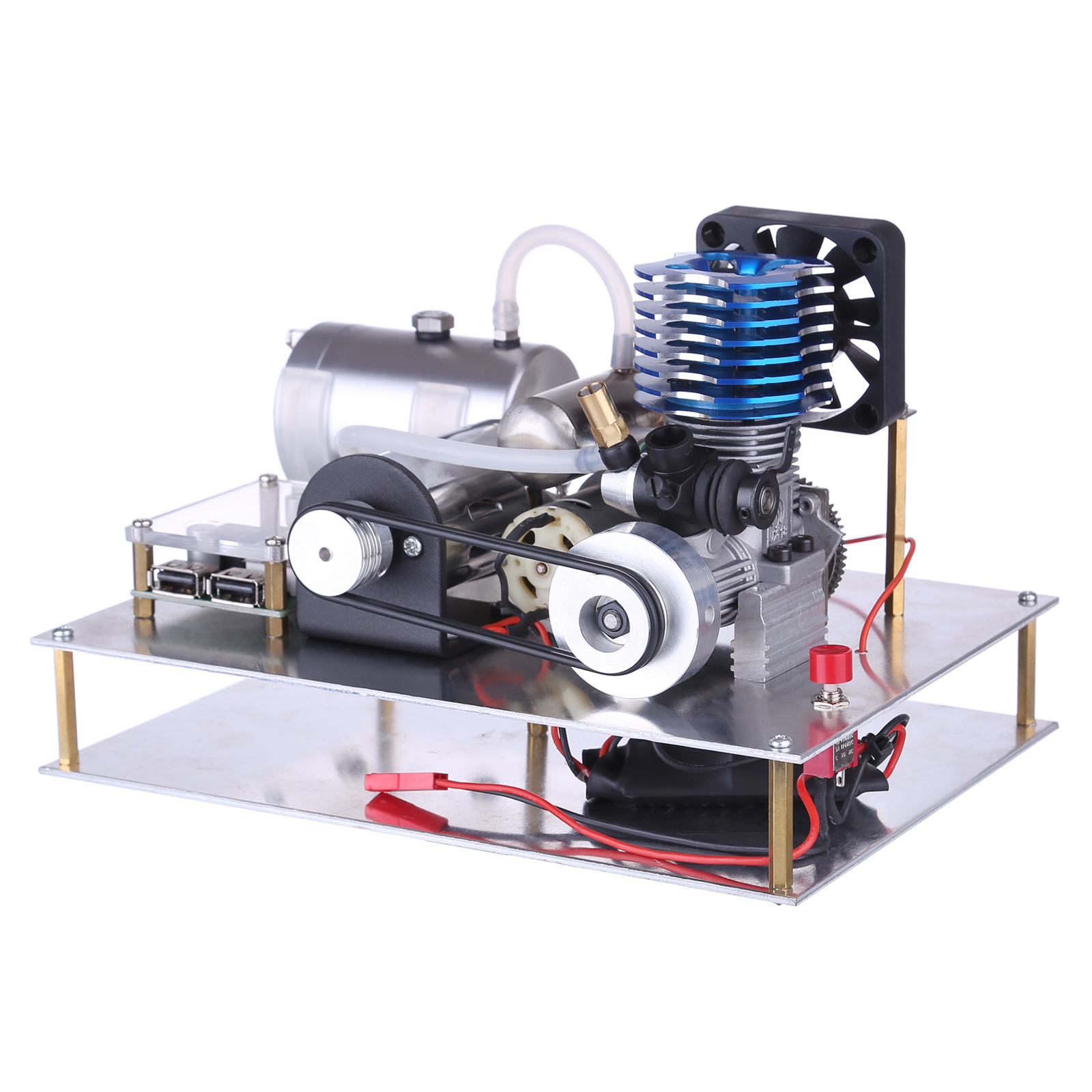 VX 18 Single Cylinder 2-stroke Air-cooled Assembled Methanol Engine Generator Model with Voltage Digital Display Charging Module