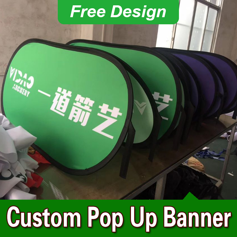 Free Design Free Shipping Vertical Top Banner Frame Pop Up Signs A Frame Banner Stand