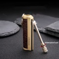 Flint Metal Permanent Match Petroleum Lighter Unusual Lighters Cigarette Lighter Survival Gadgets For Men Smoking Accessories