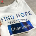 Chameleon heat transfer discolor vinyl film T-shirt Iron On HTV Printing number patterns for sportswear Home decoration
