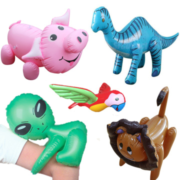 13 Style Inflatable Dinosaur Flamingo Animal Toys Zoo Model Girls Boys Birthday Christmas Party Kids Gift Balloons Tiger Monkey