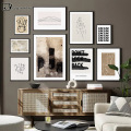 Abstract Graphic Art Canvas Painting Luxury Style Poster Nordic Line Drawing Print Contemporary Wall Picture Home Decoration