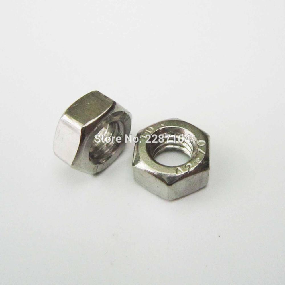25pcs 304 A2 Stainless Steel Metric Thread M2 M3 Diameter 2 3 mm Flat Countersunk Phillips Cross Head Screw Bolt With Hex Nut