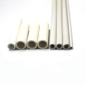 2pcs High Temperature Resistant Corrosion Wear Ceramic Tube Hollow Insulating Burning Pipe 800 degrees