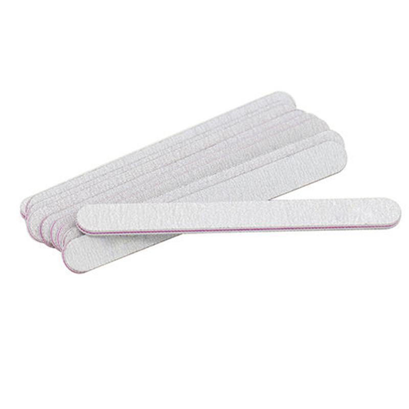 1pc Slim Gray Nail Buffer Sanding Sandpaper Nail Files Manicure Pedicure Nail Art Tool DIY Nail Art Tools Professional Nail File