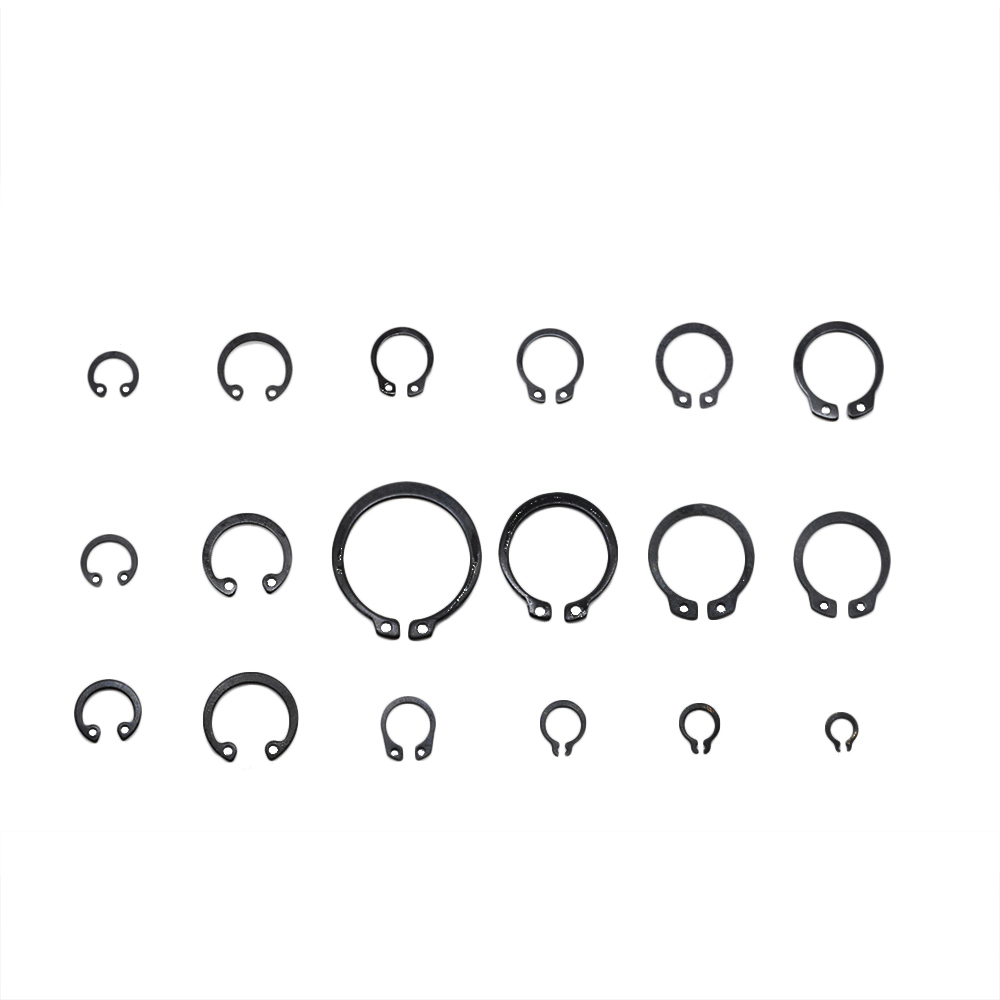 225PCS Circlip Set External/Internal Retaining E-type Cir clip Lock Snap Retaining Ring Assortment Set holes Shaft Collar Washer