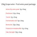 25kg wine fruit wine