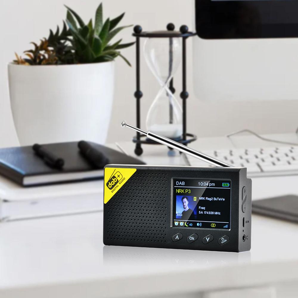 Brand New and High Quality Portable Bluetooth Digital Radio DAB/DAB+ and FM Receiver Rechargeable Lightweight Home Radio