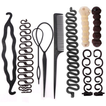 DIY Hair Braiding Tools Donut Hair Maker Hair Styling Tools Twist Hairclip Disk Pull Hairpins Women Hair Accessories Multi Style