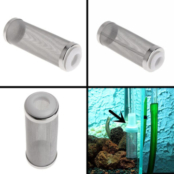 Aquarium Fish Tank Filter Water Inlet Protection Sleeve Filter Mesh Sleeve Stainless Steel Mesh Cover Shrimp Net