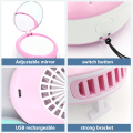 False Eyelashes Eyelash dryer Mini USB Fan Air Conditioning Blower Eyelash Extension Tools 1 PCS Rechargeable Fan
