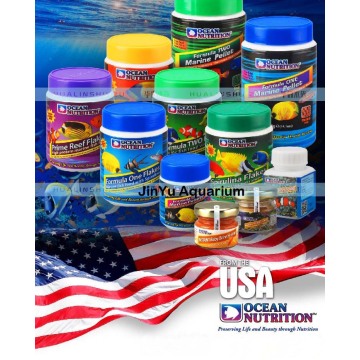 Ocean Nutrition Flake Granules Coral reef fish food brine shrimp marine water baby fish feed clownfish angelfish butterflyfish