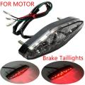 Motorcycle Rear Brake 15 LED Tail Stop Light Lamp For Dirt Taillight Rear License Plate Light Car Accessories Decorative Lamp