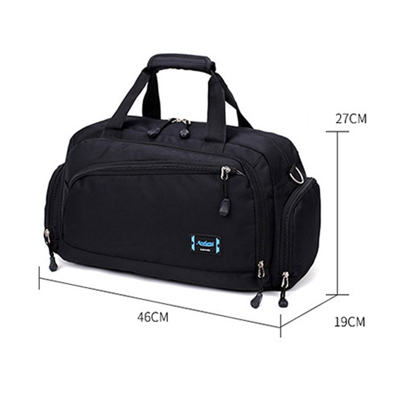 Unisex Waterproof Nylon Travel Handbag Men Weekend Shoulder Bags Vintage Casual Duffel Weekend Bag Women Overnight Packing Cubes