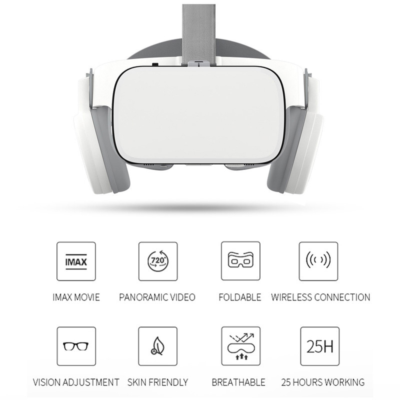 2019 Bobovr Z6 Upgrade Casque Helmet 3D VR Glasses Virtual Reality Headset Bluetooth Earphone For Smartphone Google Cardboard