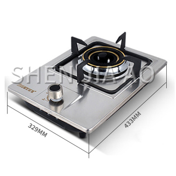 3800w embedded/desktop kitchen gas cooktops natural/liquefied gas stainless steel fire-concentrating stove single-cooker cooktop