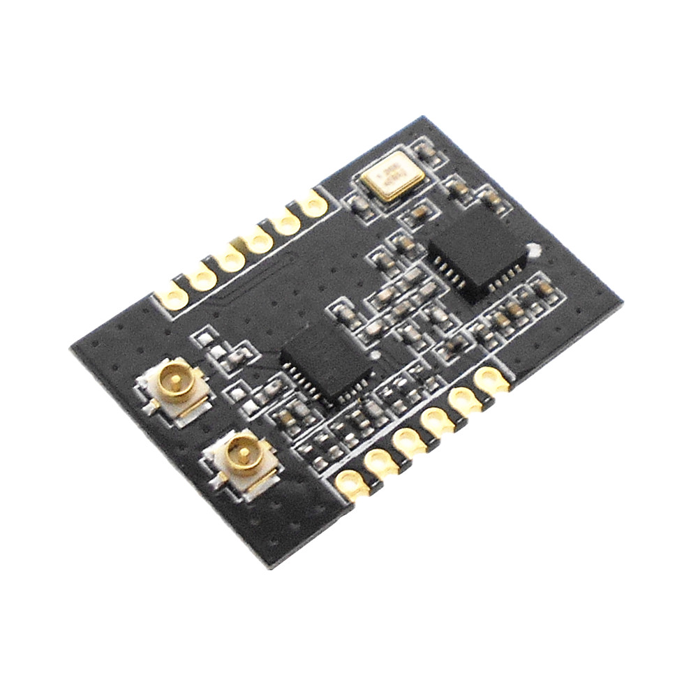 CC2500 PA LNA 2.4G high power long distance dual antenna wireless communication transceiver module serial port module