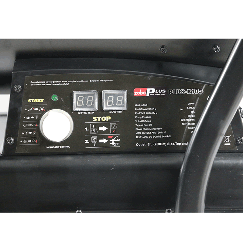 20KW Diesel Kerosene Air Heater Egg Incubator With CE Thermostat Control