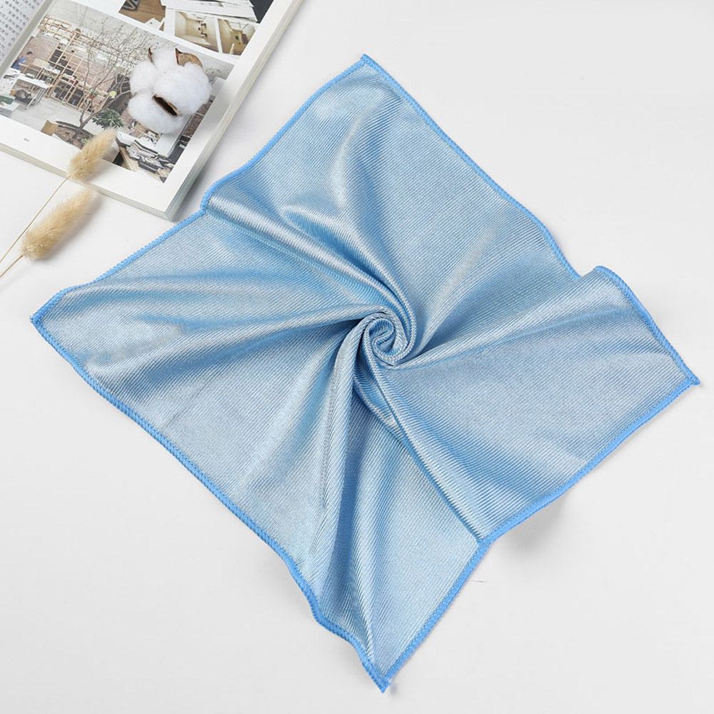 30 * 30CM Car Wash Microfiber Towel Water Absorbable Glass Kitchen Cleaning Cloth Wipes Table Window Towel