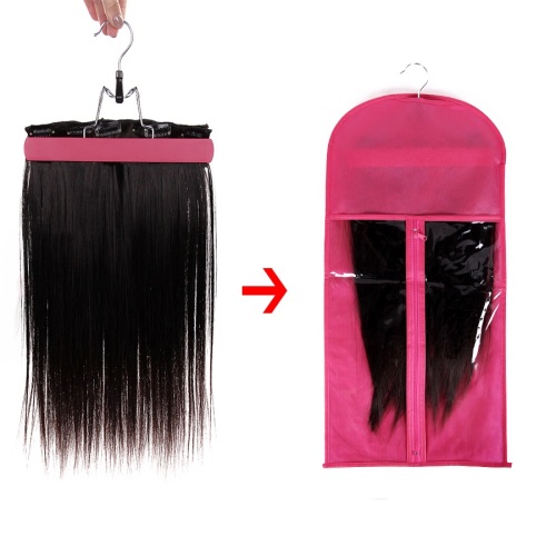 Hair Extensions Storage Bag With Hanger For Wig Supplier, Supply Various Hair Extensions Storage Bag With Hanger For Wig of High Quality