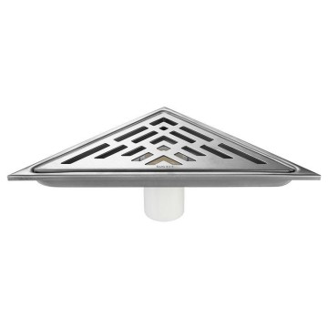 Corner drains are suitable for hotel bathrooms