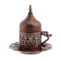 Antique Copper Turkish coffee Pepper Mill and Measuring Spoon-Spice Mill, Pepper Mill, english Mill (4.2 "Antique Copper)