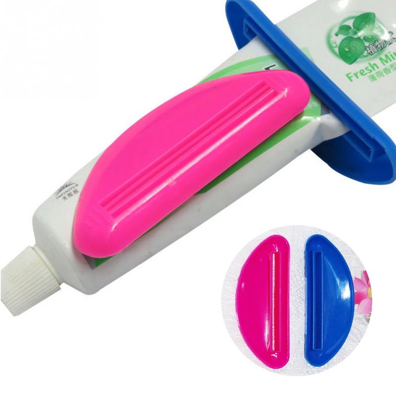 2 Pcs New Manual Toothpaste Squeezer Squeeze Tooth Paste Tube Dispenser Toothpaste Clip Bath Cosmetics Cleanser Extruder Clamps