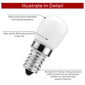 2pcs/lot 3W E14 LED Fridge Light Bulb Refrigerator Corn bulb AC 220V LED Lamp White/Warm white SMD2835 Replace Halogen Light