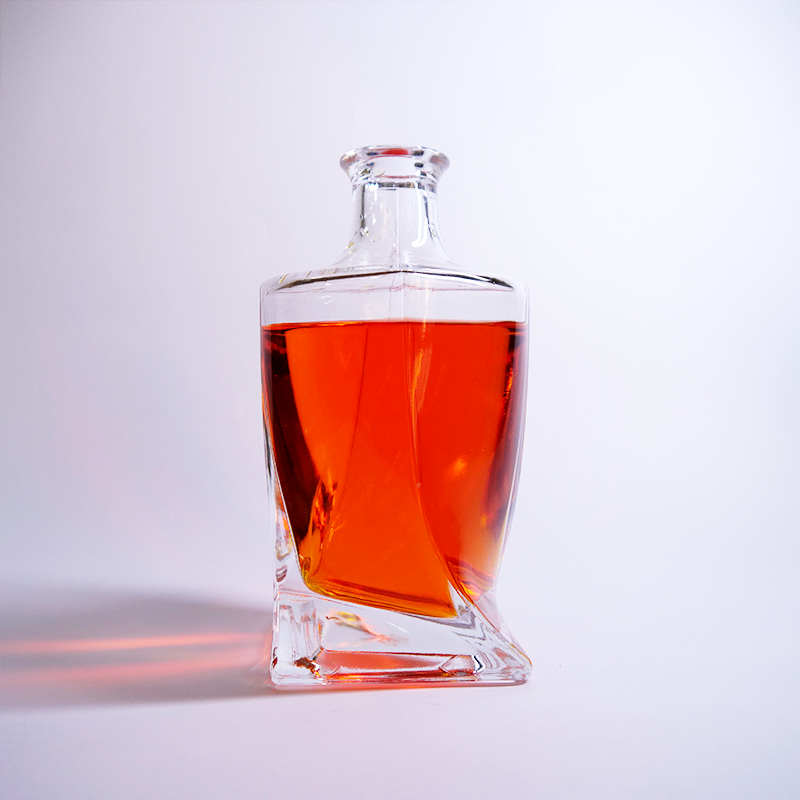 spirit bottle Empty Vodka Glass Bottle 100ml 200ml 500ml 1L Whisky Tequila Rum Spirit Glass Bottles
