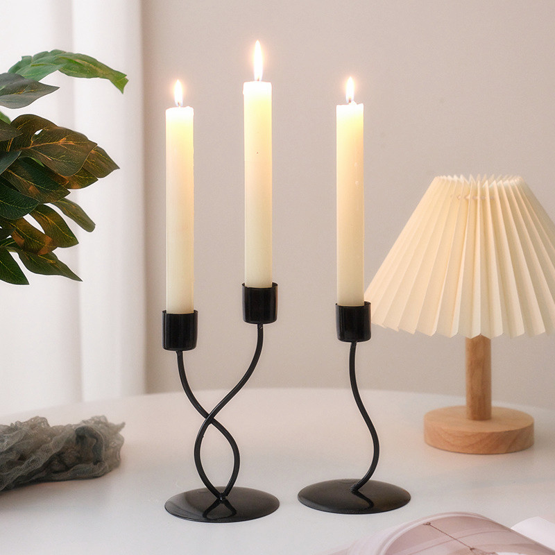 Black Color Cnadle Holder Black Color Cnadle Holder