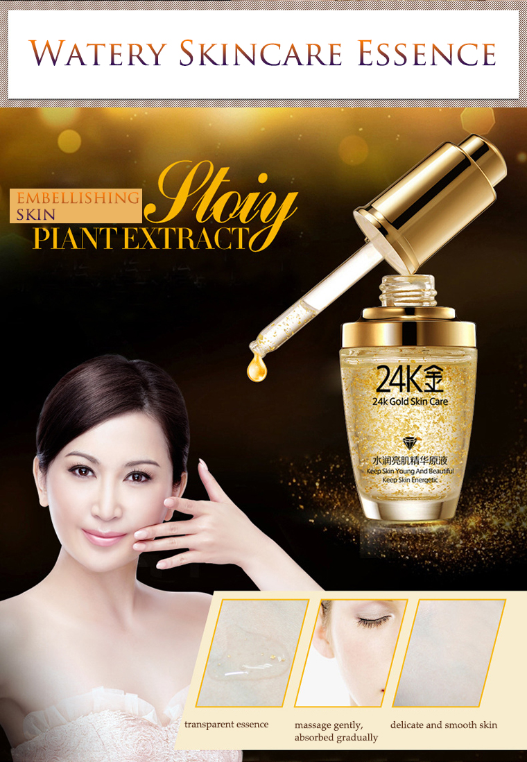 BIOAQUA 24K Gold Face Serum Moisturizer Essence Cream Whitening Day Creams Anti Aging Anti Wrinkle Firming lift Skin Care