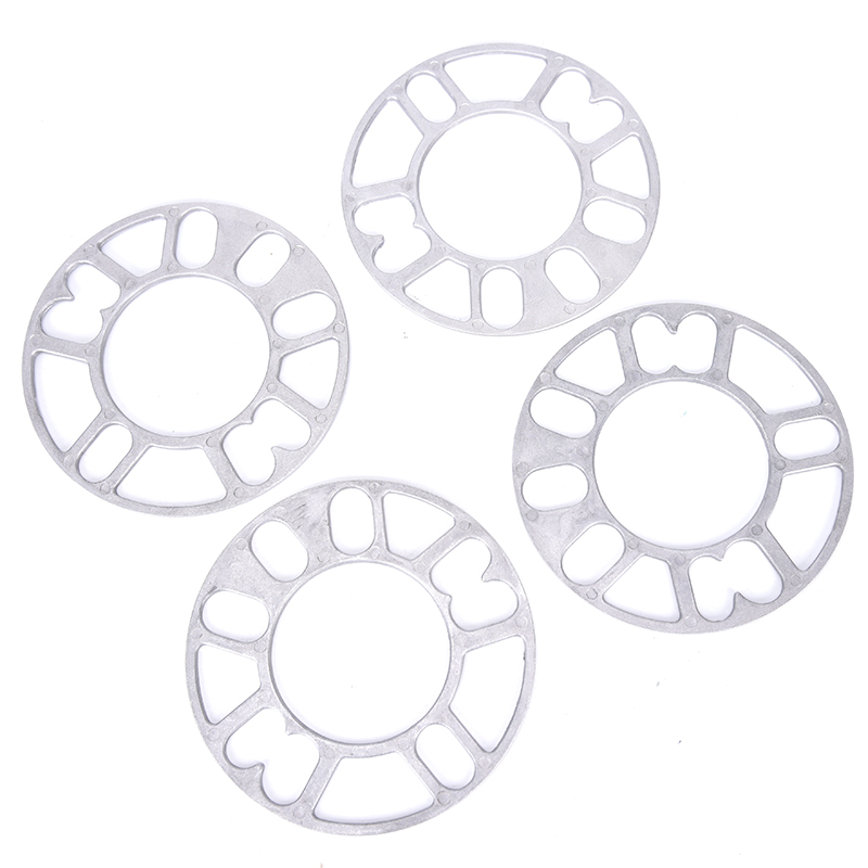4PCS Universal Alloy Aluminum Wheel Spacer Shims Plate 3mm