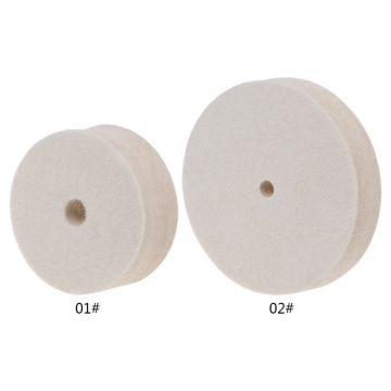 2/4 Inch Polishing Buffing Grinding Wool Felt Wheel Polisher Abrasive Disc Pad For Bench Grinder Rotary Tool