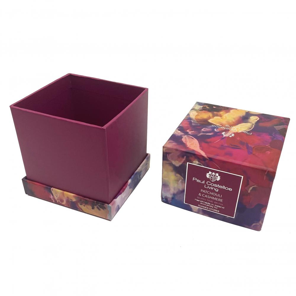 Floral Printing Candle Box