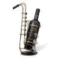 Metal Saxophone Wine Rack Wine Bottle Holder Creative metal decoration for home